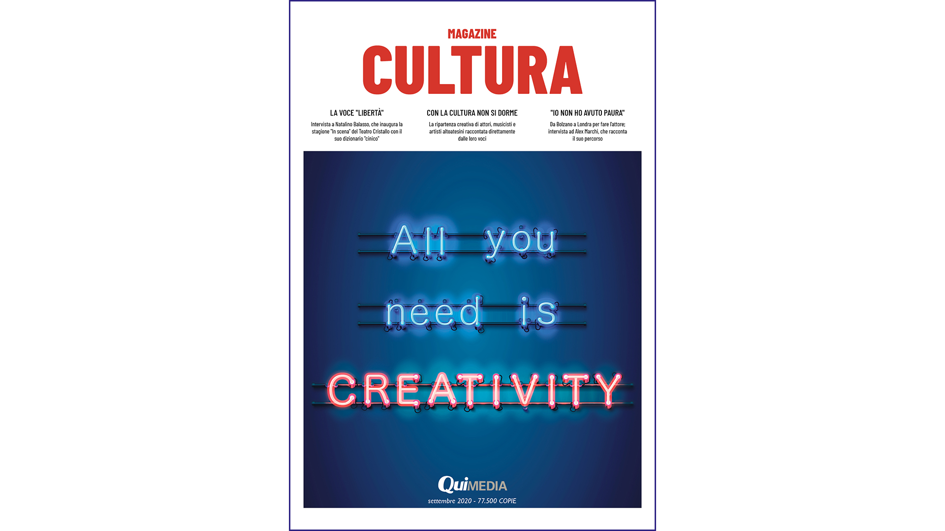 Magazine Cultura – nr18 – settembre 2020
