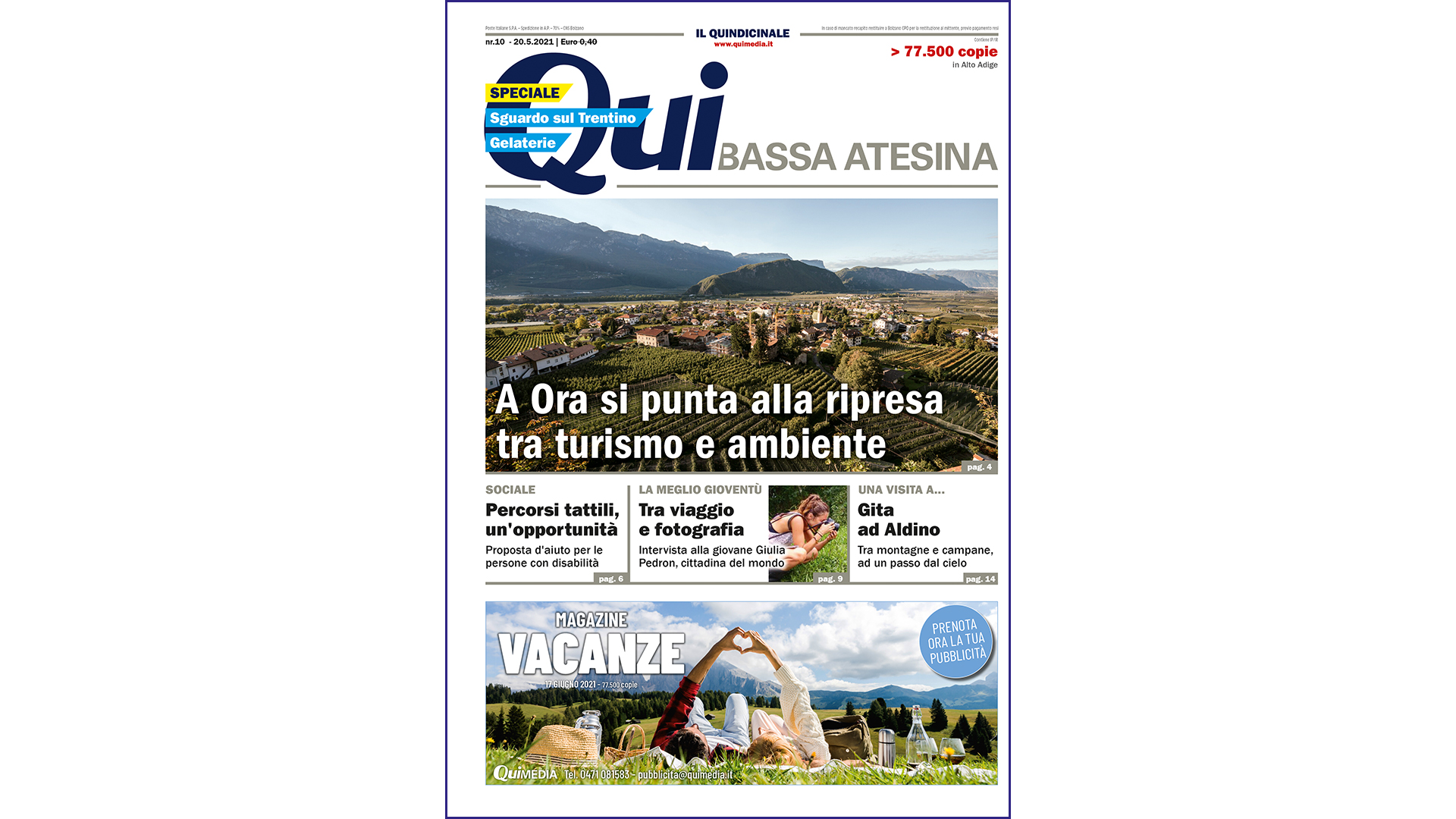 QuiBassaAtesina – nr 10 – 20.5.2021