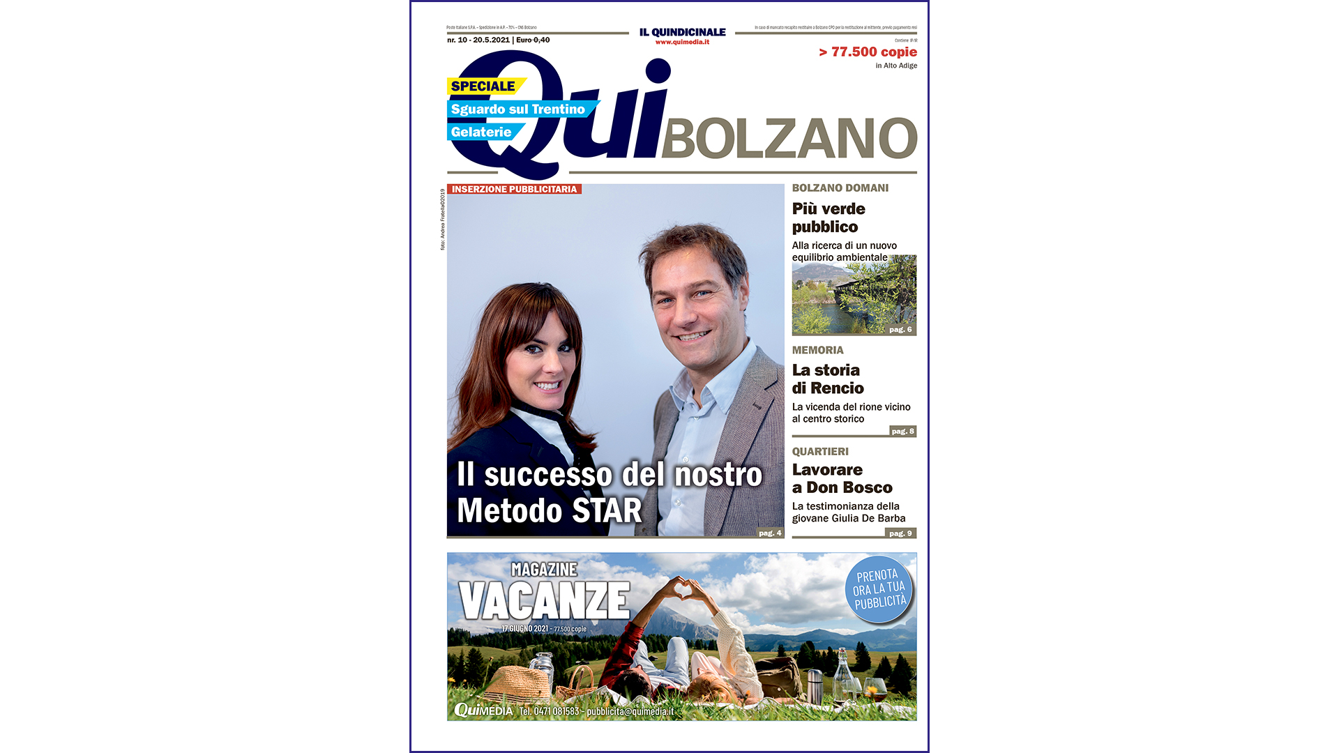 QuiBolzano – nr 10 – 20.5.2021