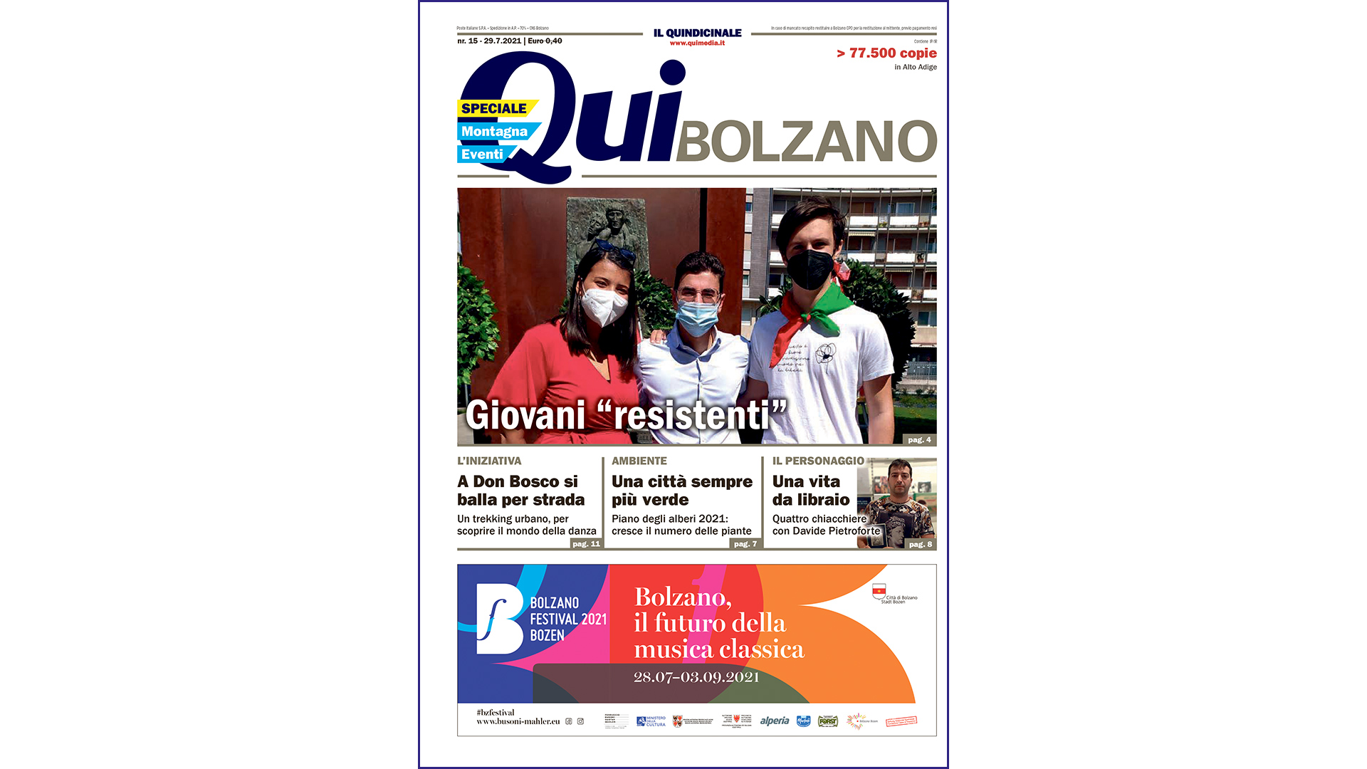 QuiBolzano nr 15 – 29.7.2021