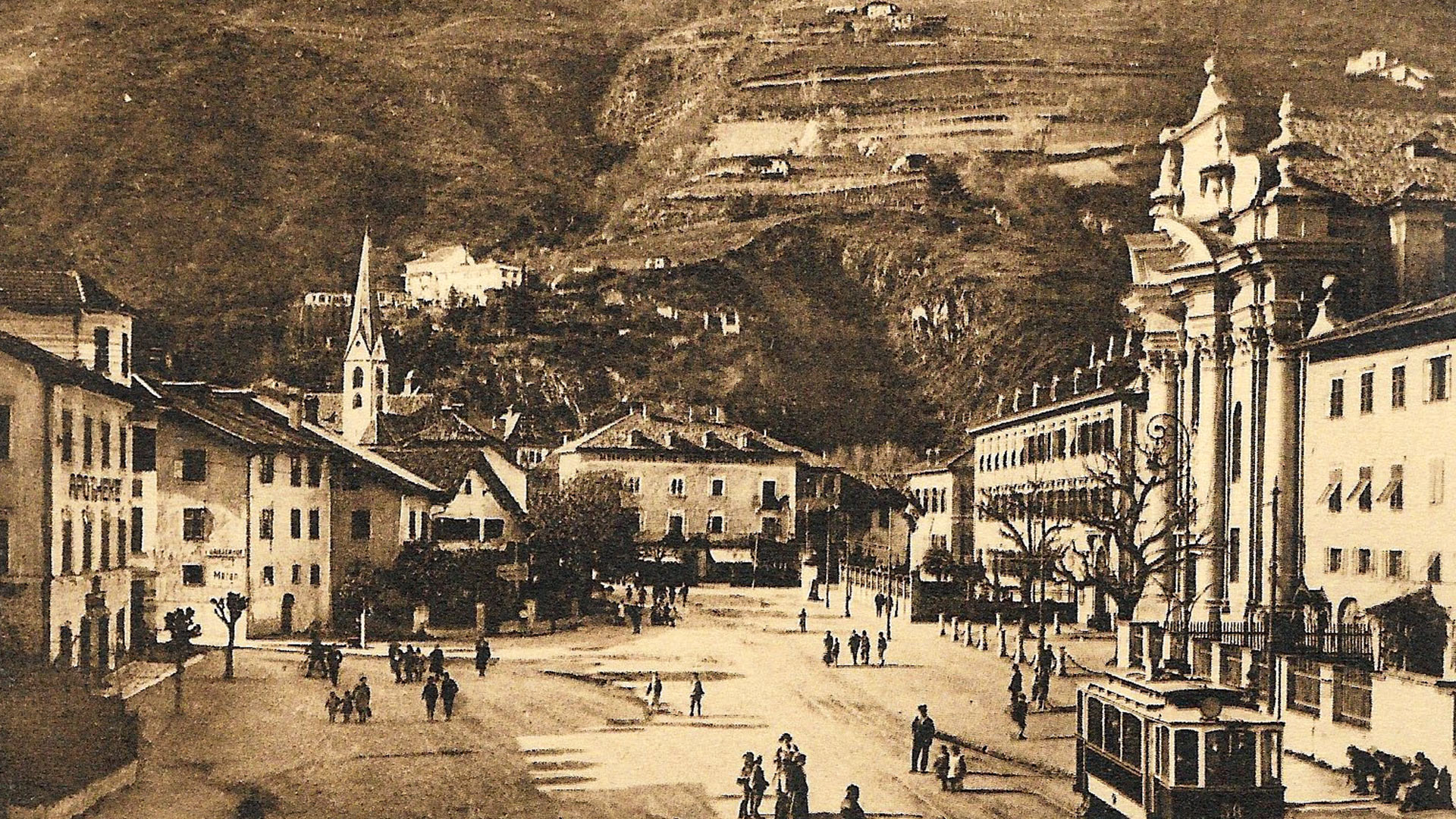 La storia di Piazza Gries e del suo quartiere
