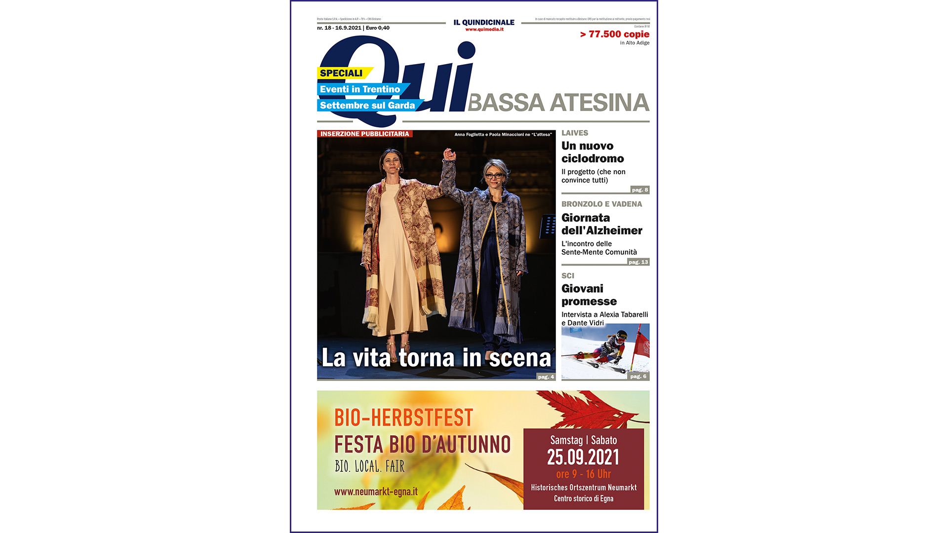 QuiBassaAtesina nr 18 – 16.9.2021
