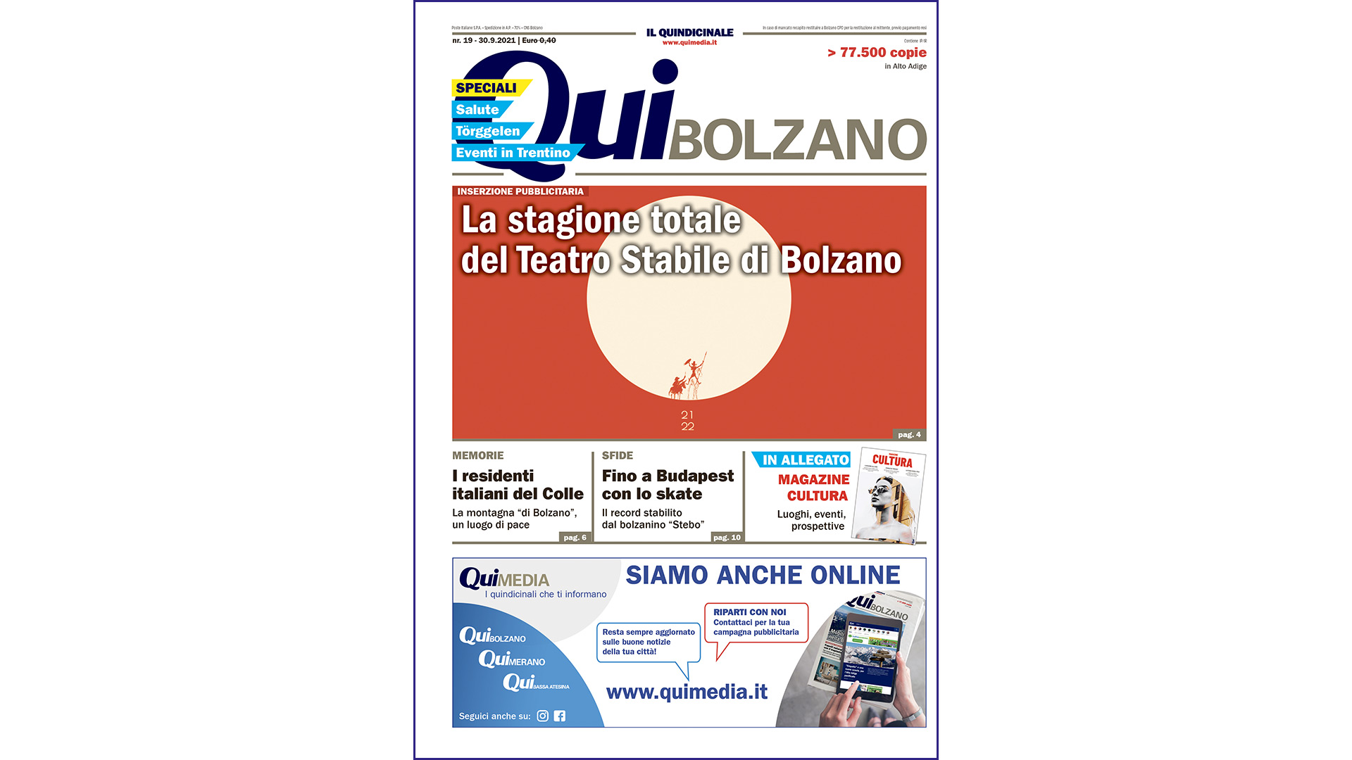 QuiBolzano – nr19 – 30.9.2021