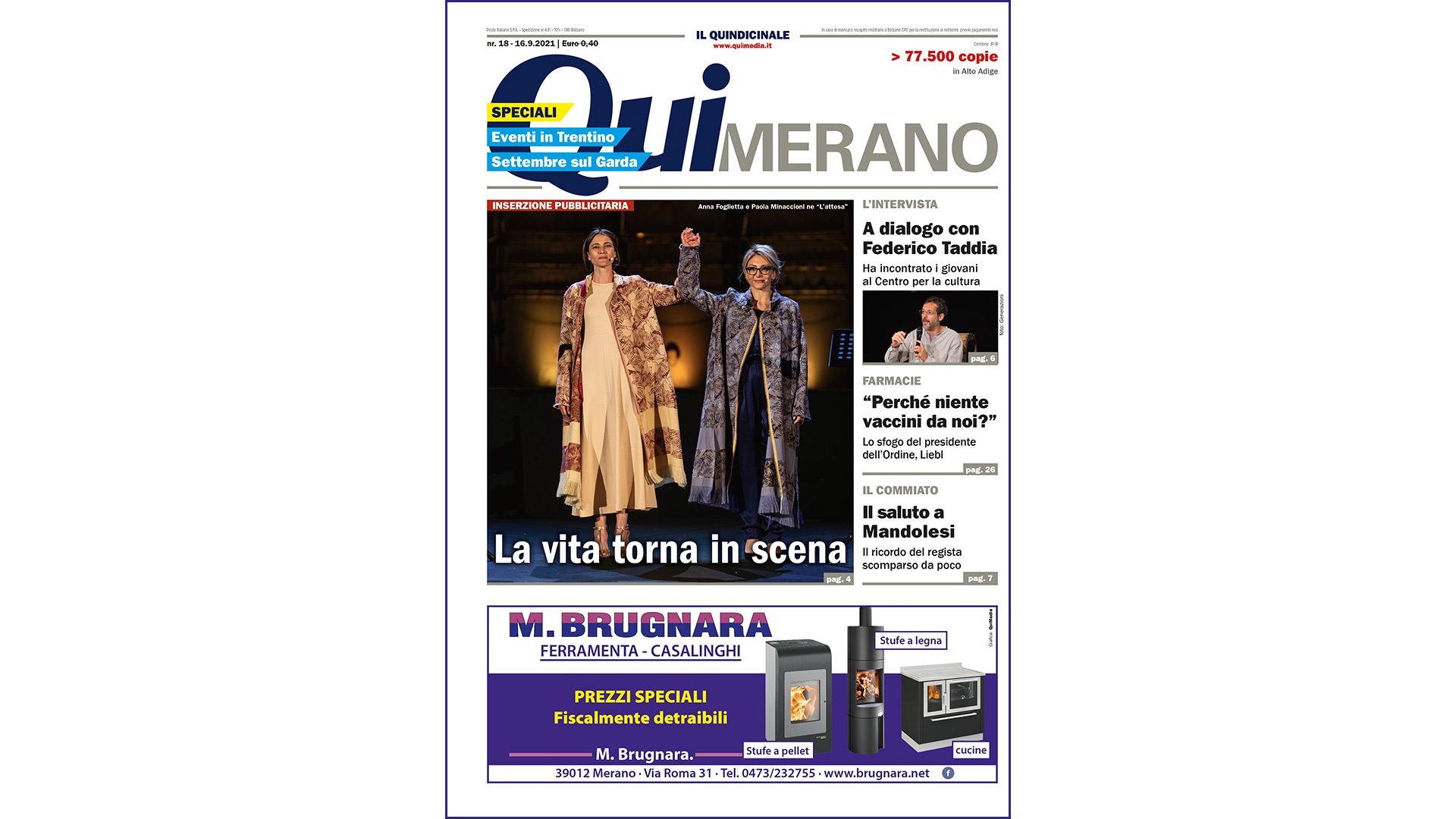 QuiMerano nr18 – 16.9.2021