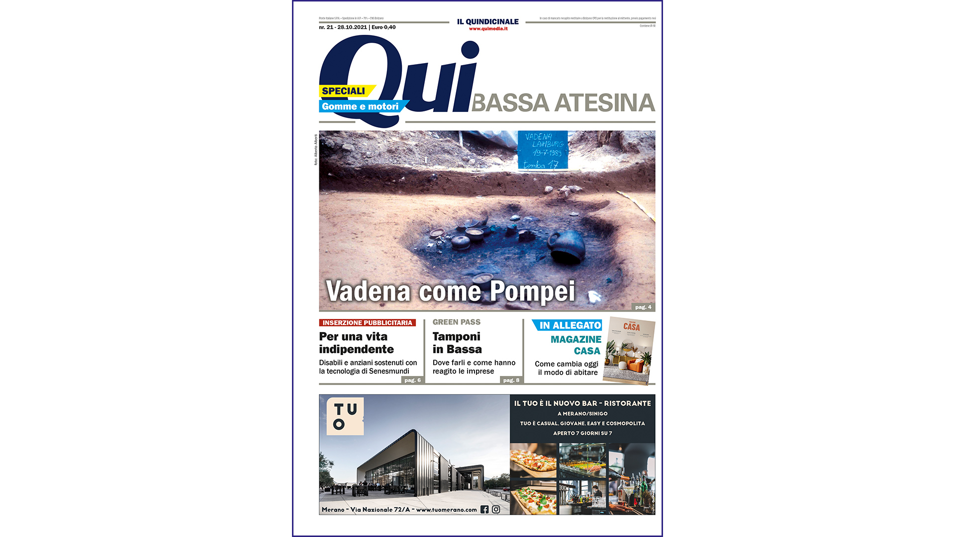 QuiBassaAtesina – nr 21 – 28.10.2021