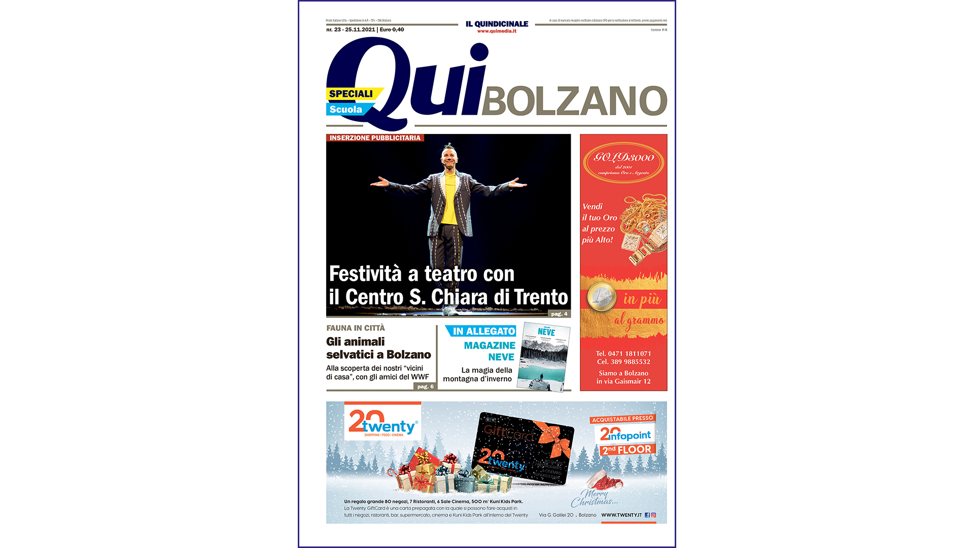 QuiBassa Atesina – nr23 – 25.11.2021