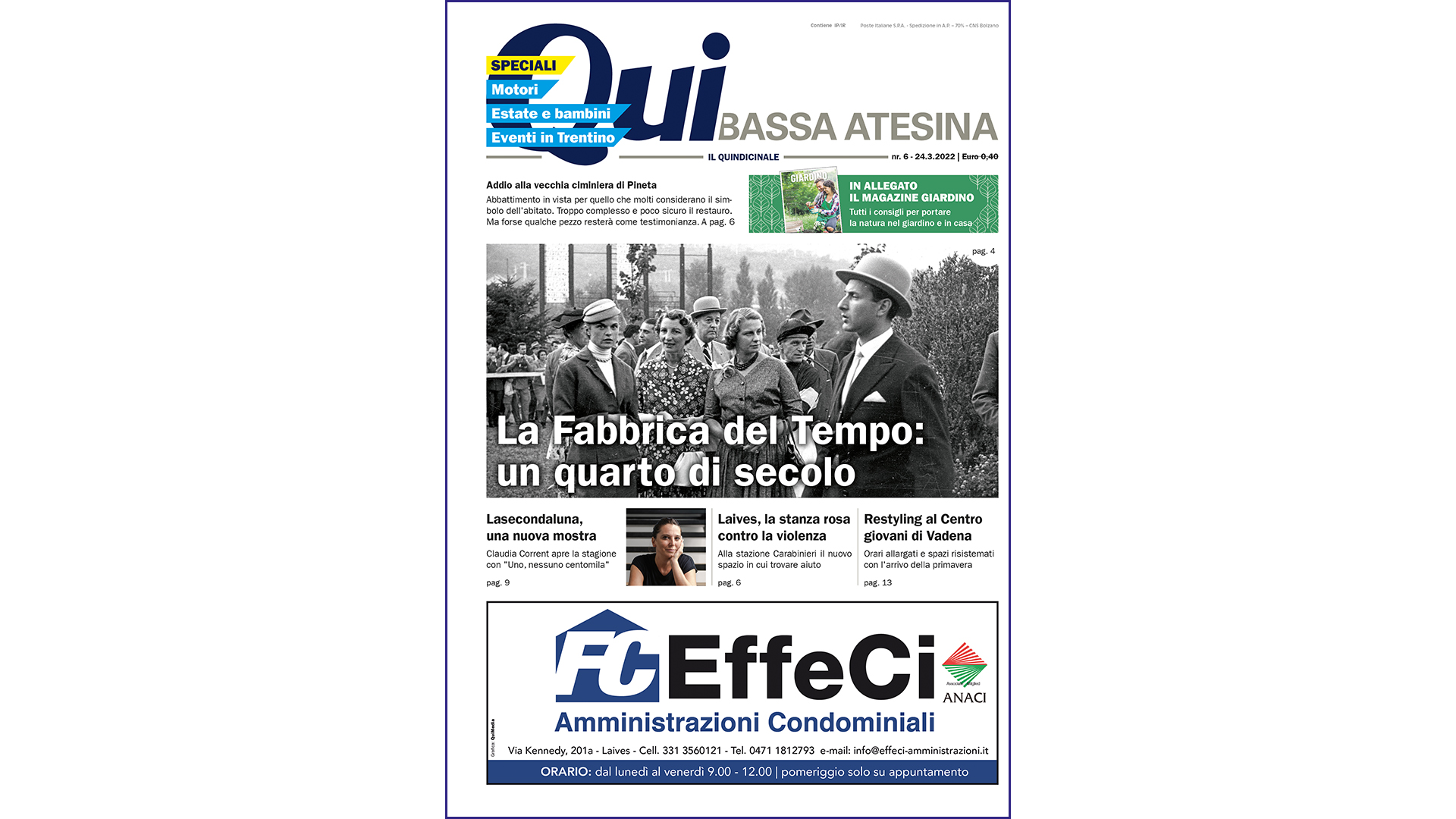 QuiBassaAtesina – nr6 – 24.3.2022