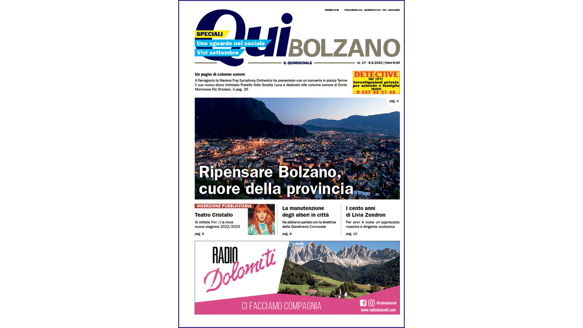 QuiBolzano – nr17 – 08.09.2022