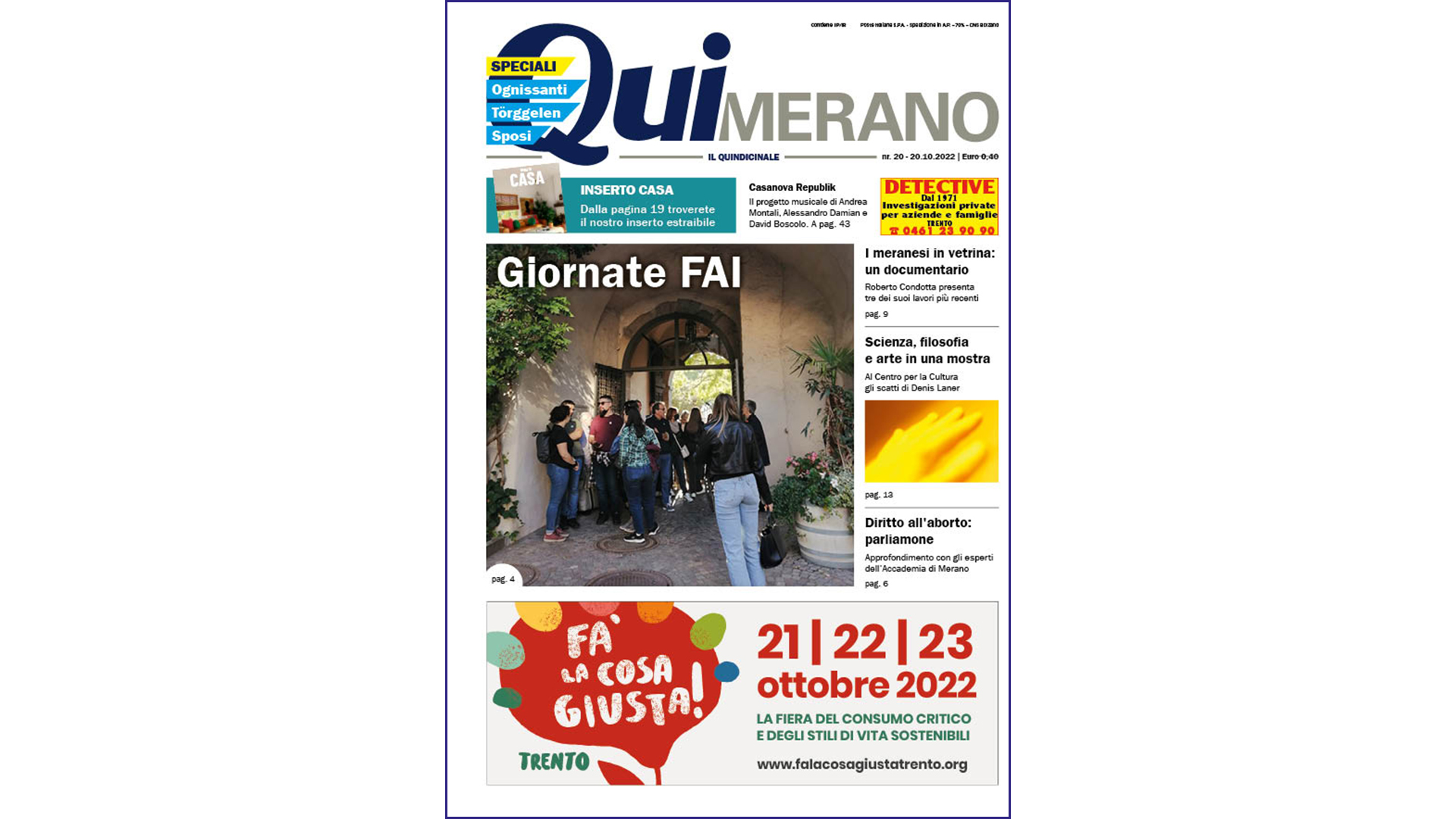 QuiMerano – nr20 – 20.10.2022
