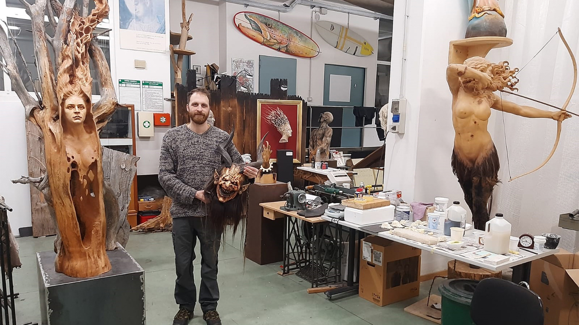 Lo scultore dei Krampus