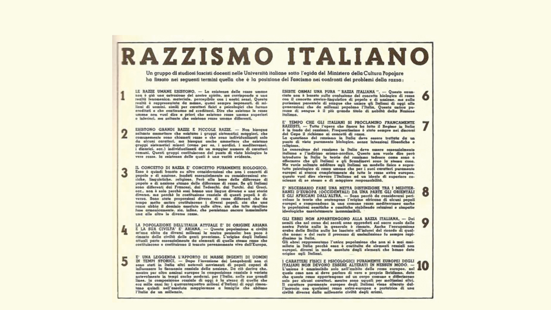 Pregiudizio razziale e pregiudizioetnico sono parenti stretti