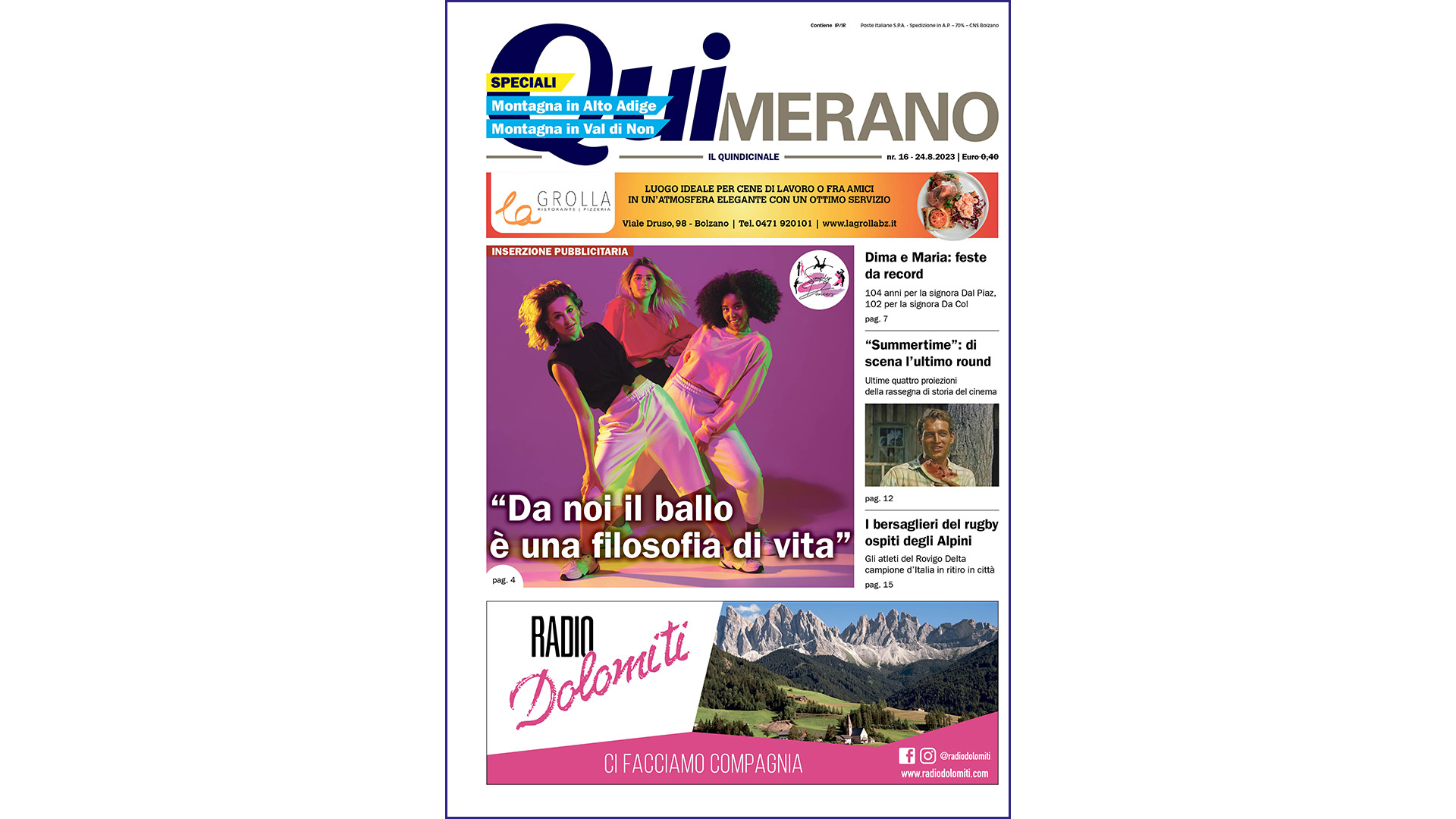 QuiMerano nr16 – 24.8.2023