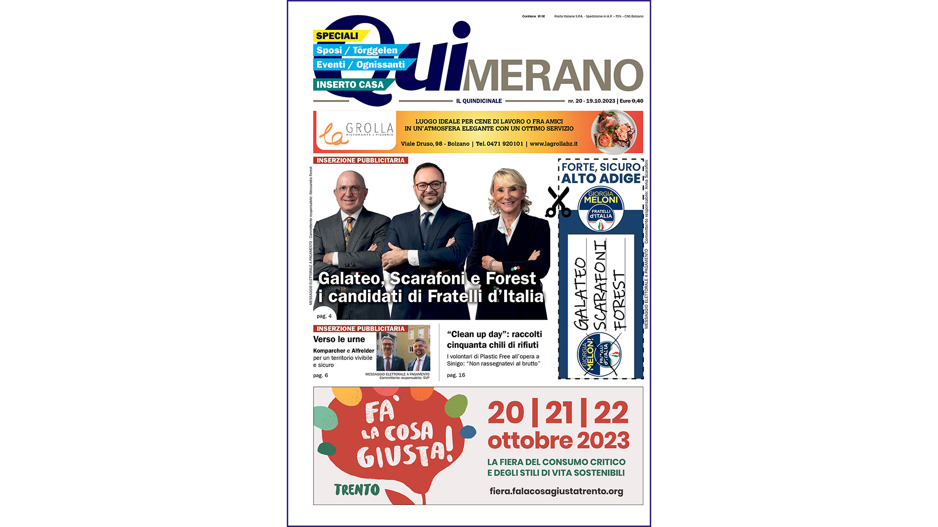 QuiMerano – nr. 20 – 19.10.2023