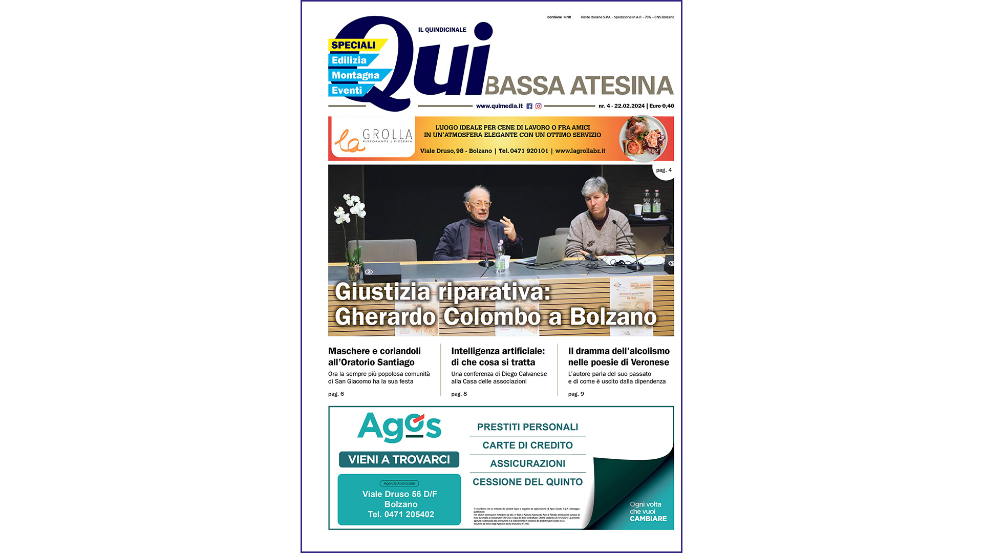 QuiBassa Atesina – nr4 – 22.02.2024