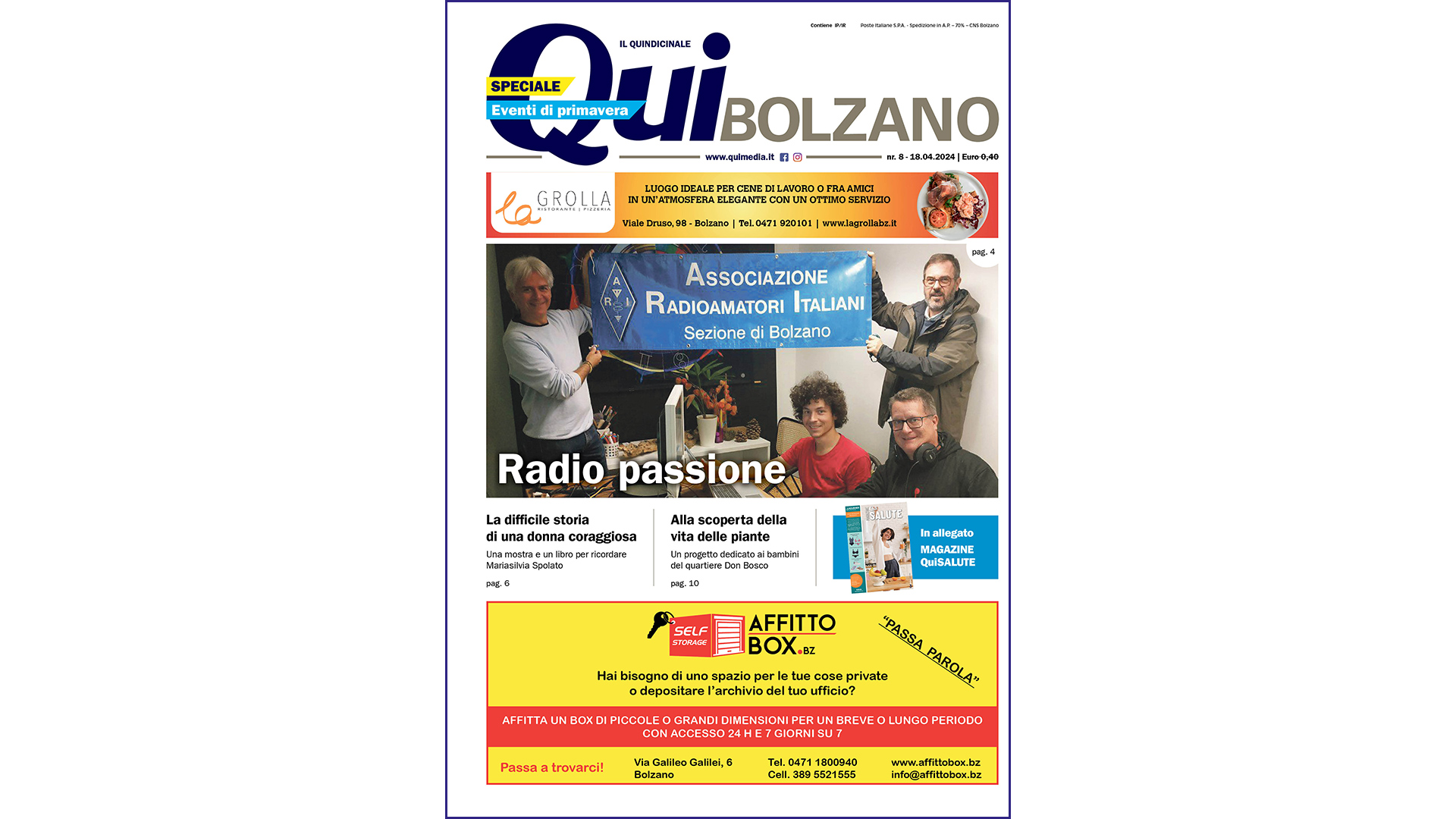 QuiBolzano – nr. 8 – 18.04.2024