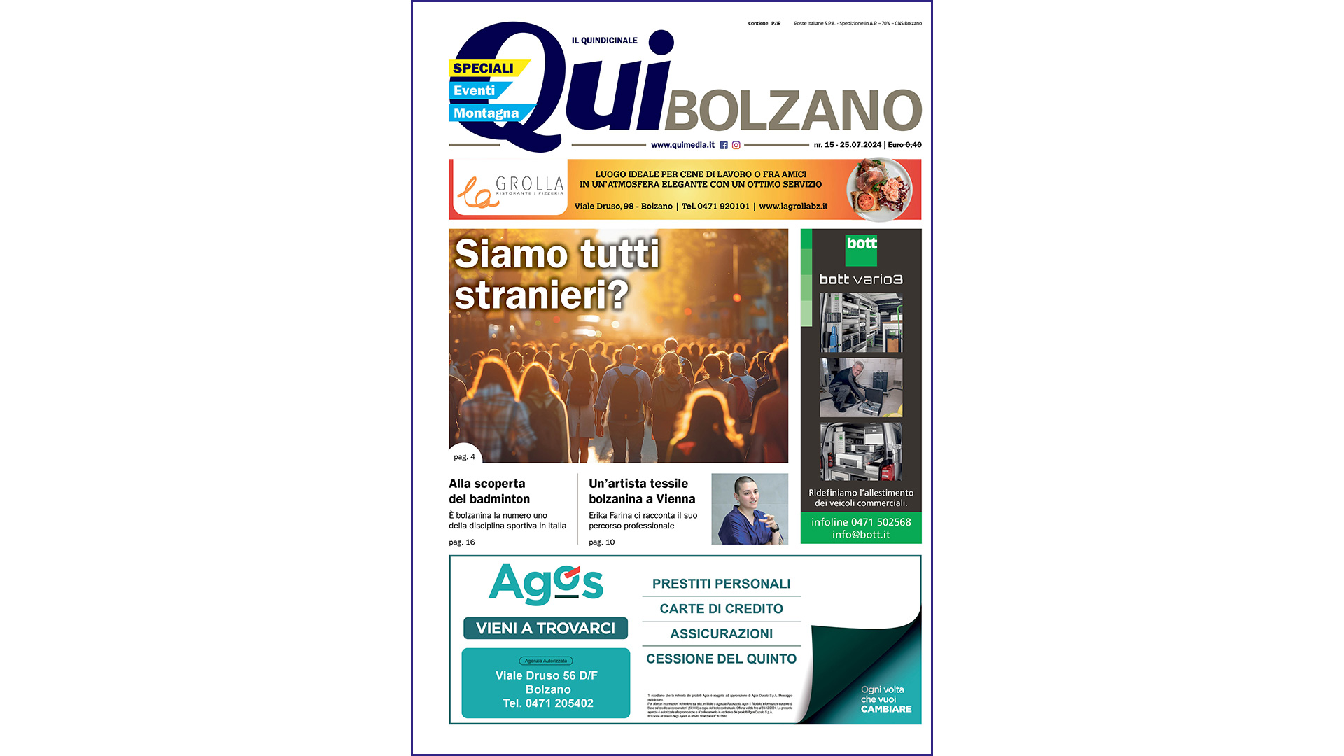 QuiBolzano – nr 15 – 25.07.2024