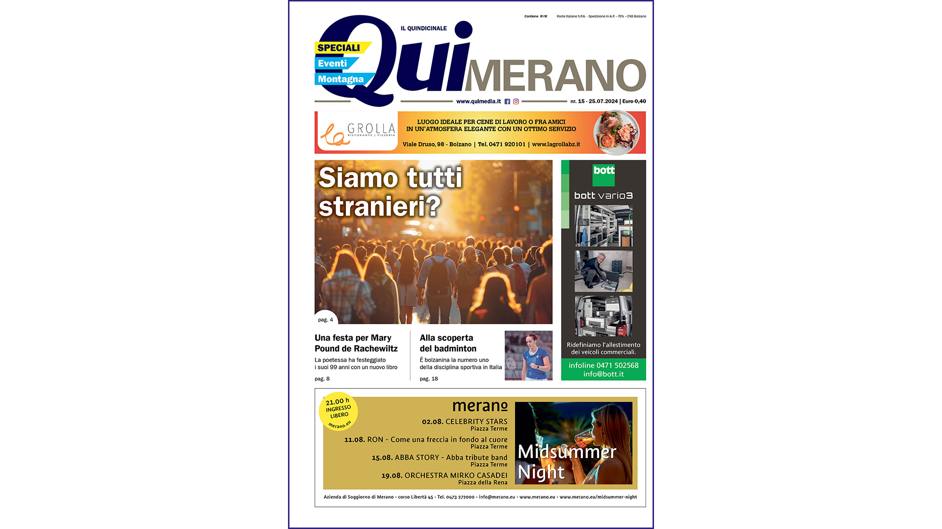 QuiMerano – nr 15 – 25.07.2024