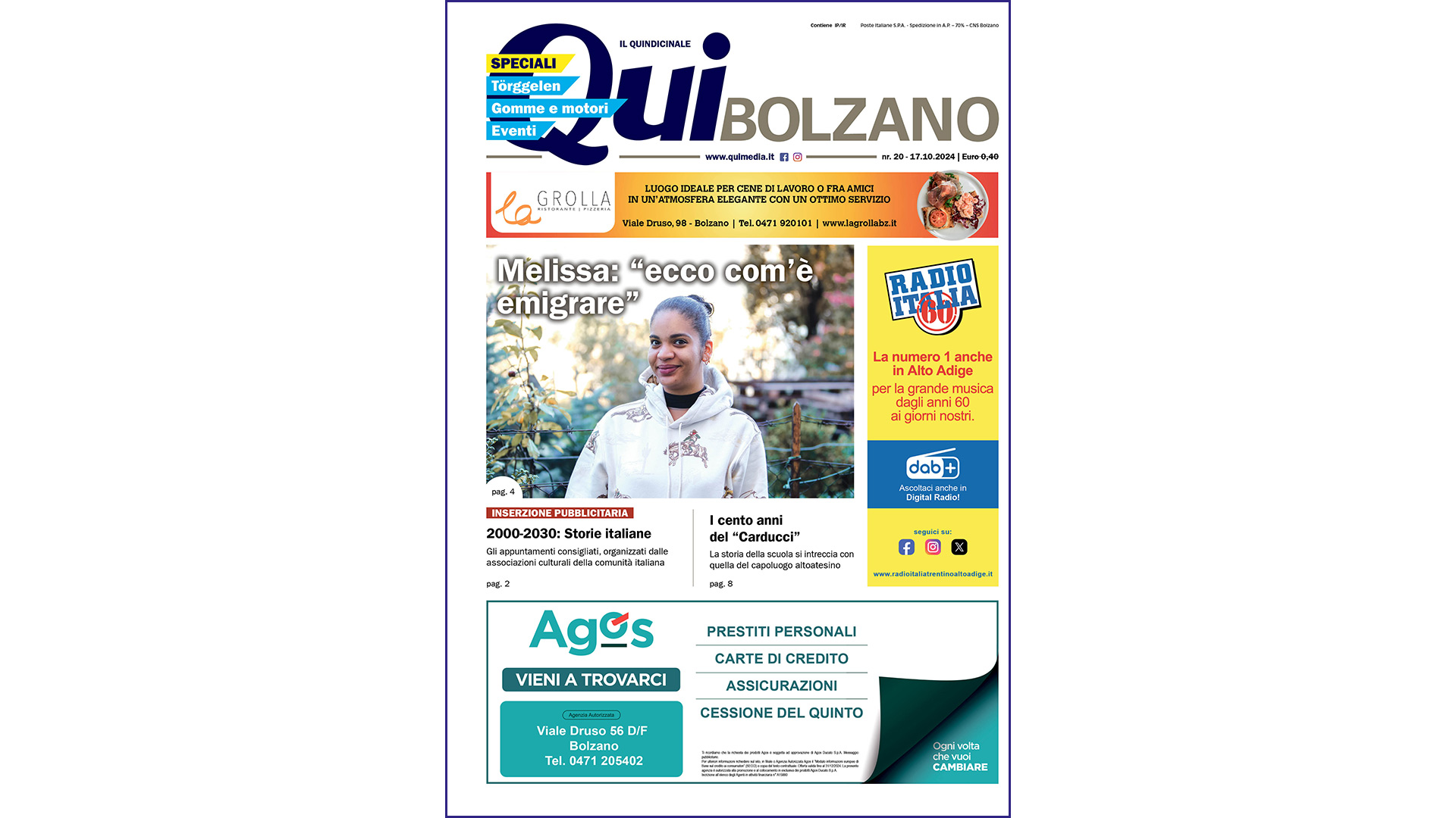 QuiBolzano – nr.20 – 17.10.2024