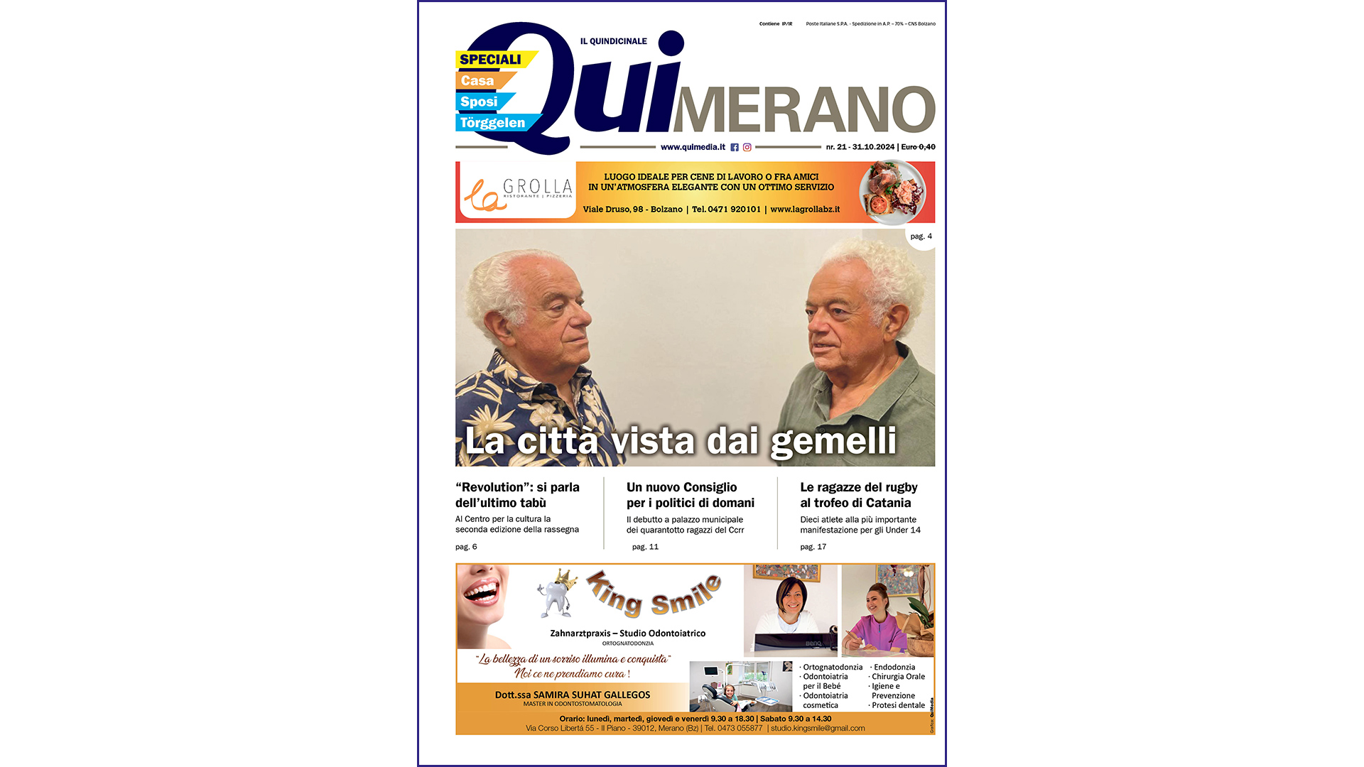 QuiMerano – nr. 21 – 31.10.2024