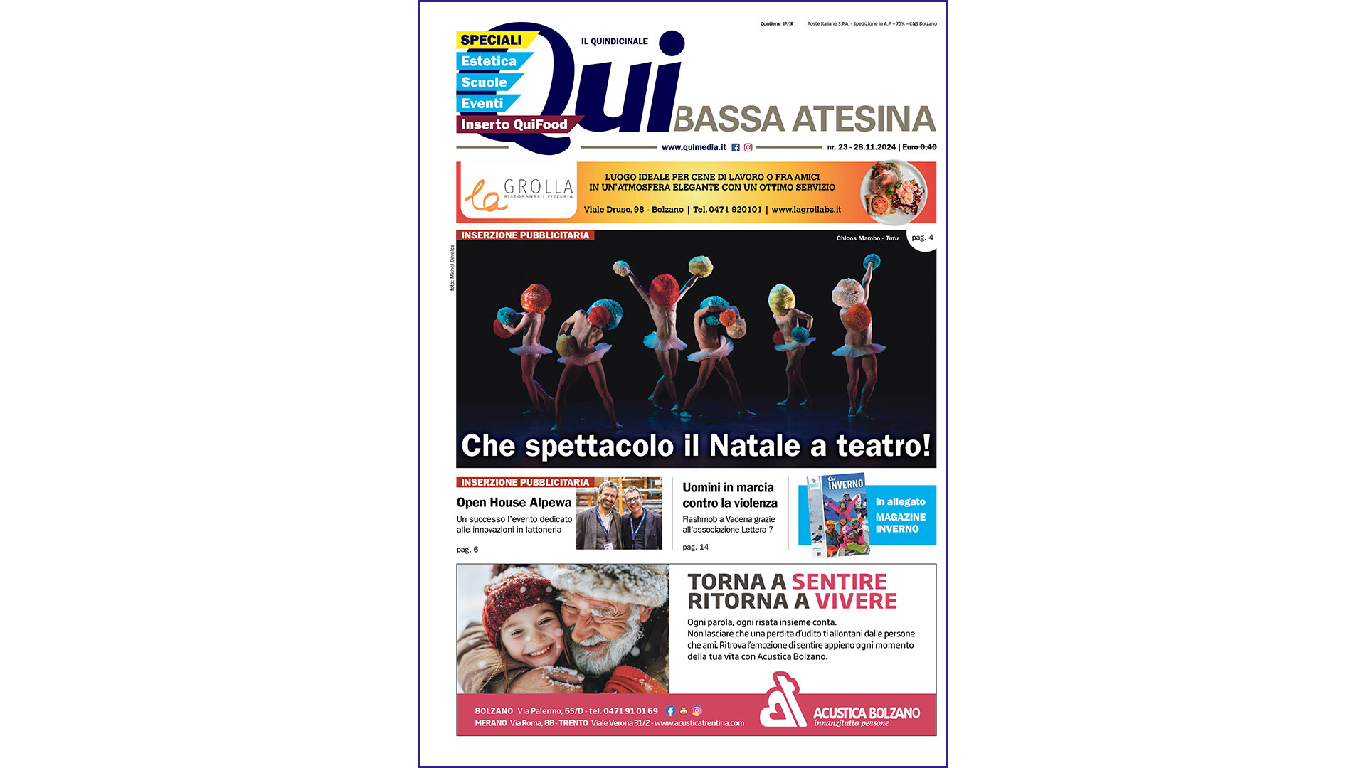 QuiBassa Atesina – nr. 23 – 28.11.2024