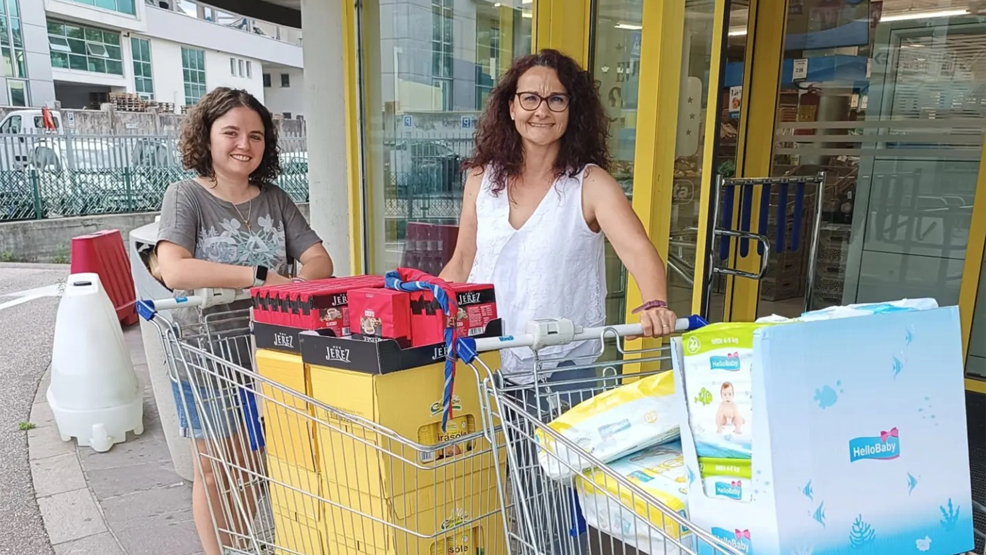 La solidarietà in un emporio