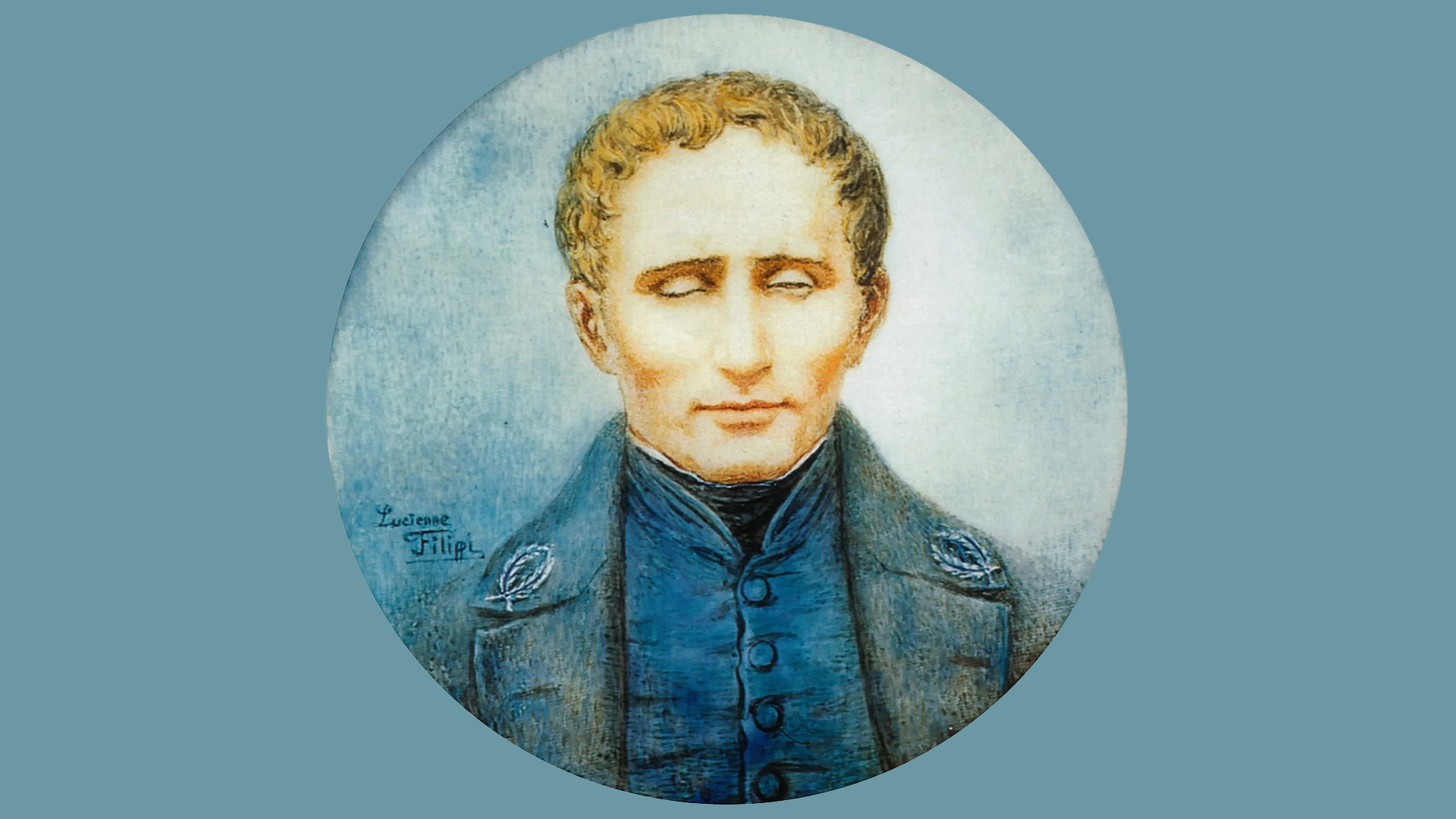 La strada in Zona dedicata a Louis Braille
