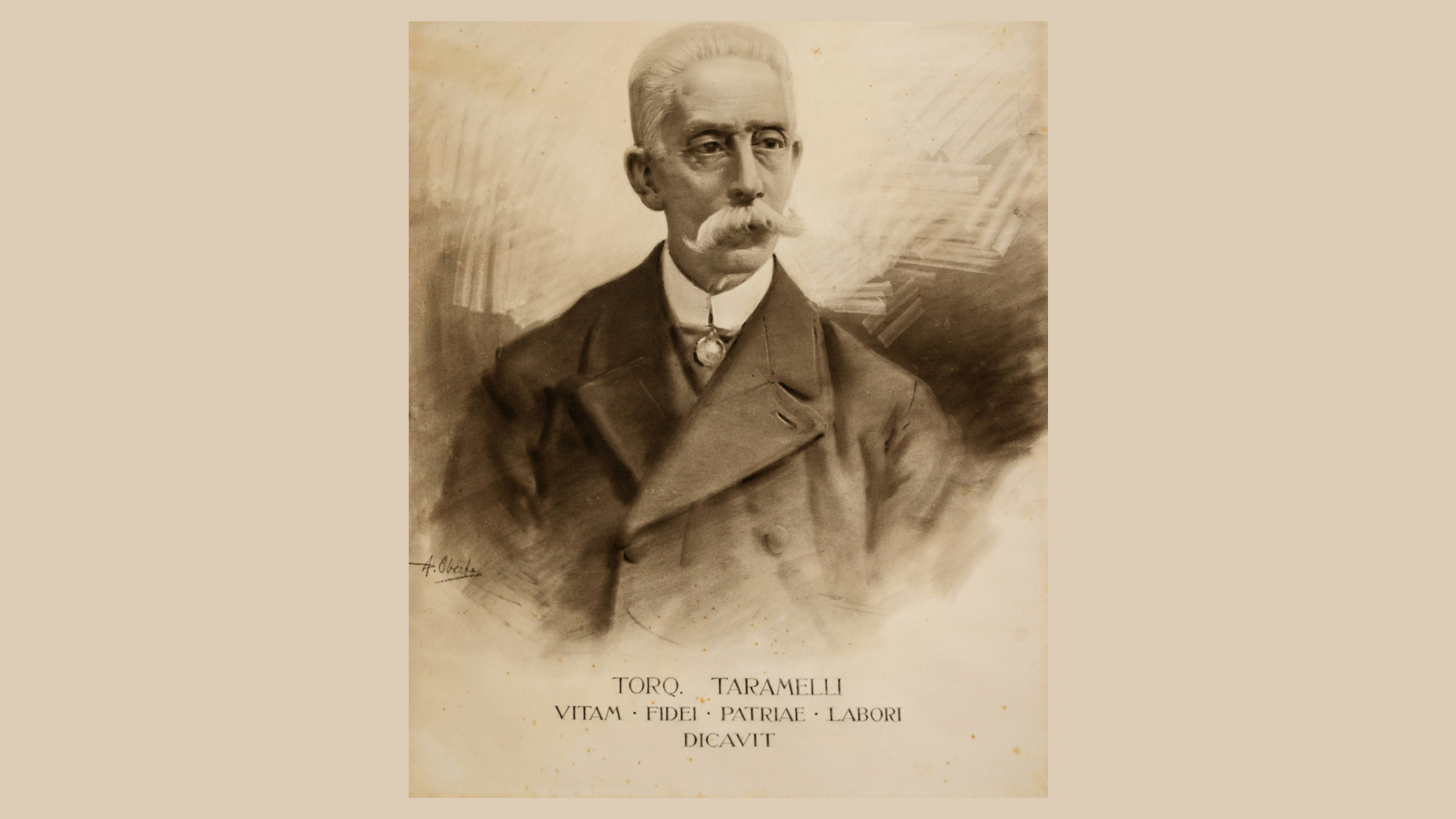 La strada dedicata a Torquato Taramelli