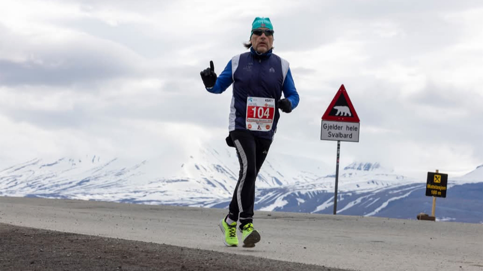 Correre a un passo dal Polo Nord
