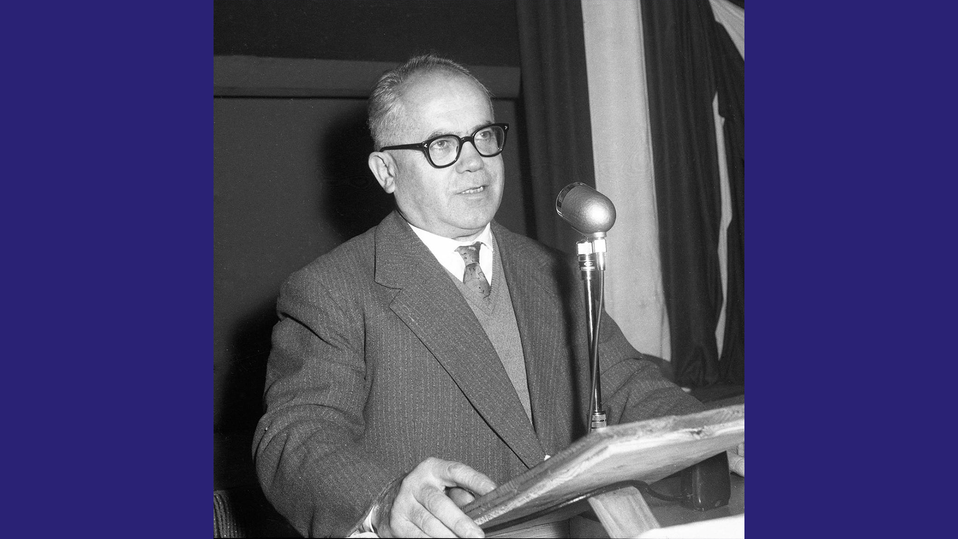 La strada dedicata a Giulio Pastore
