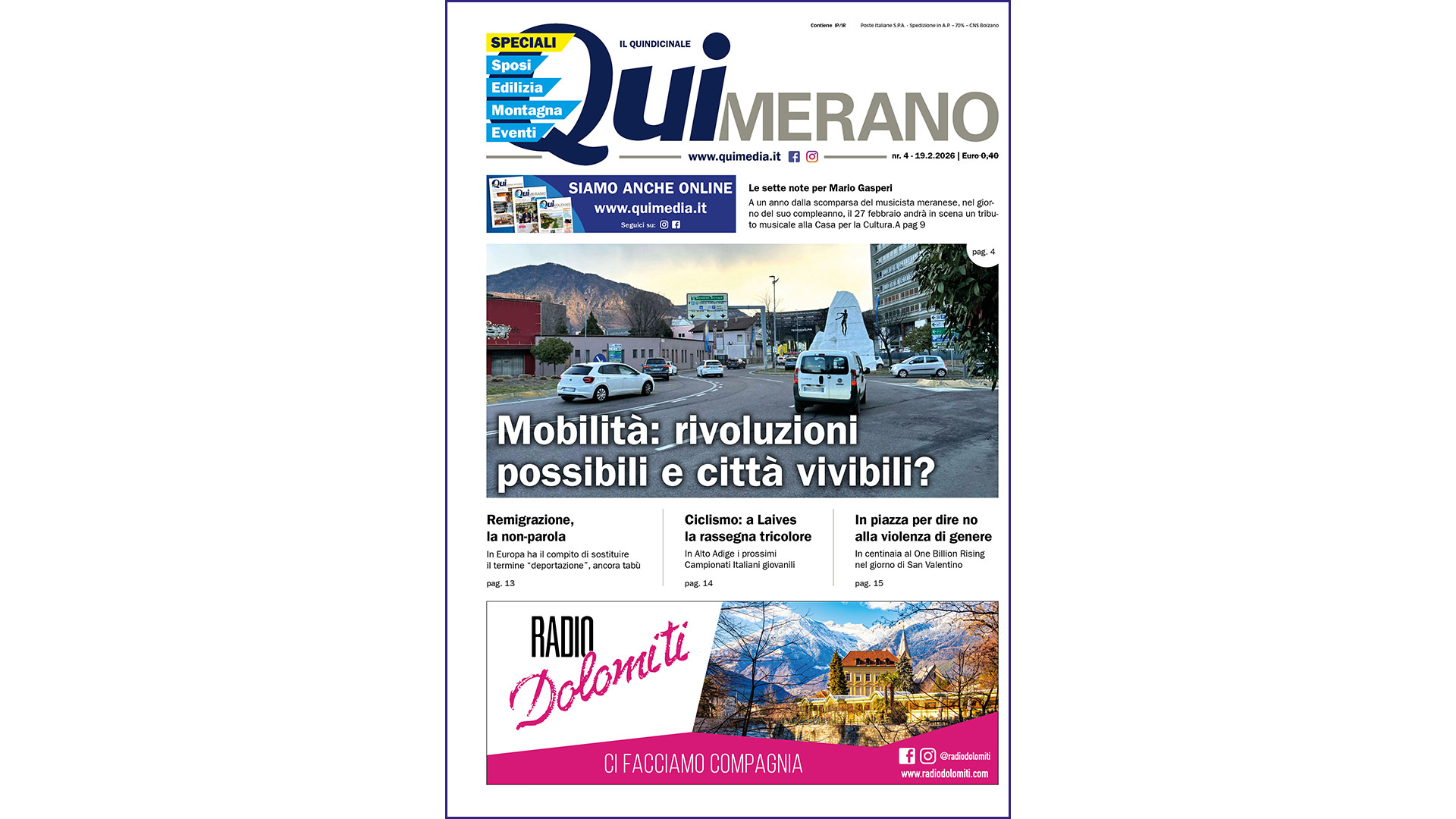 QuiMerano – nr4 – 19.2.2026